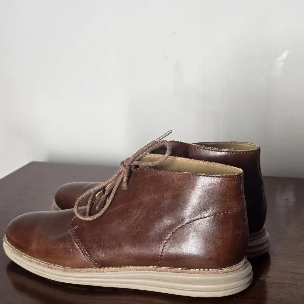Cole Haan Grandoriginal Chukka Boot Waterproof Leather Men's 8M Minimalist Y2K‎